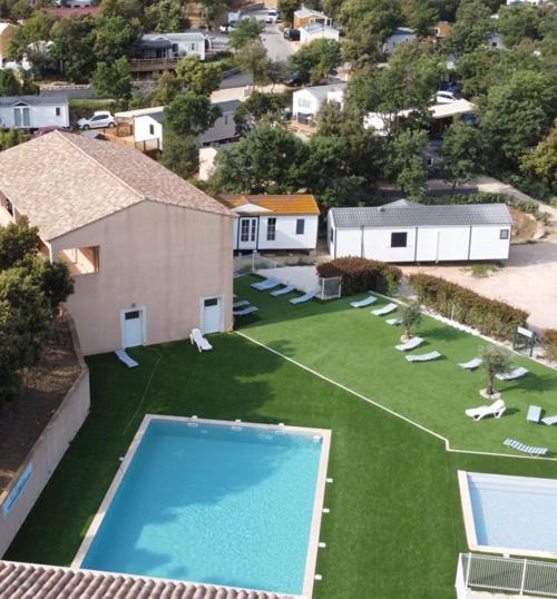 Charmant Et Spacieux Mobil Home Rocbaron Exterior photo